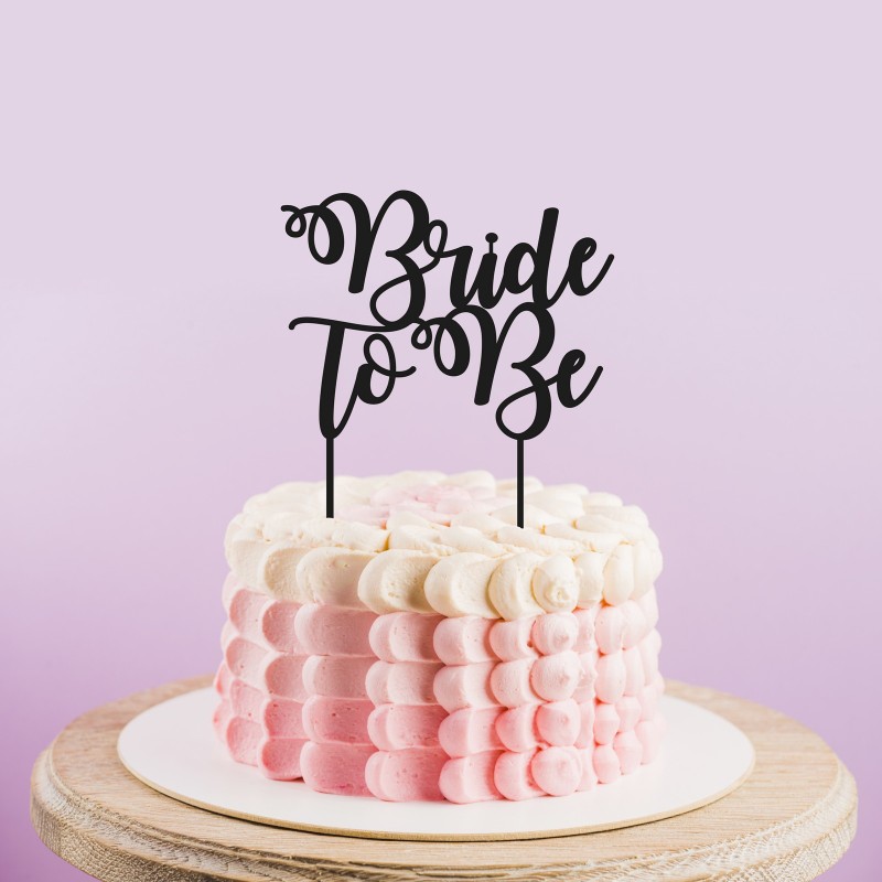 Bride to Be Cake Topper Letters - Wedding Cake Topper - La Boîte à Cookies