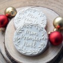 Christmas Wreath Fondant Embosser