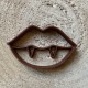 Vampire Lips cookie cutter