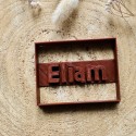 Square cookie cutter with name - Personalized