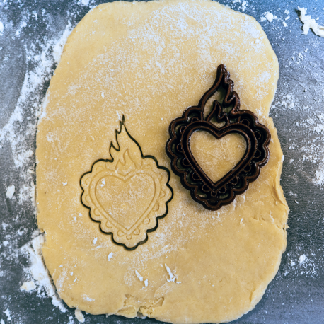 wing heart cookie cutter