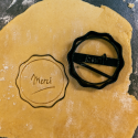 "Merci" cookie cutter - Circle