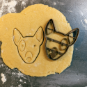 Bull Terrier cookie cutter