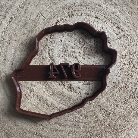 Réunion Island cookie cutter - Souvenir from France