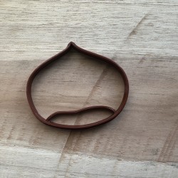 Hazelnut cookie cutter