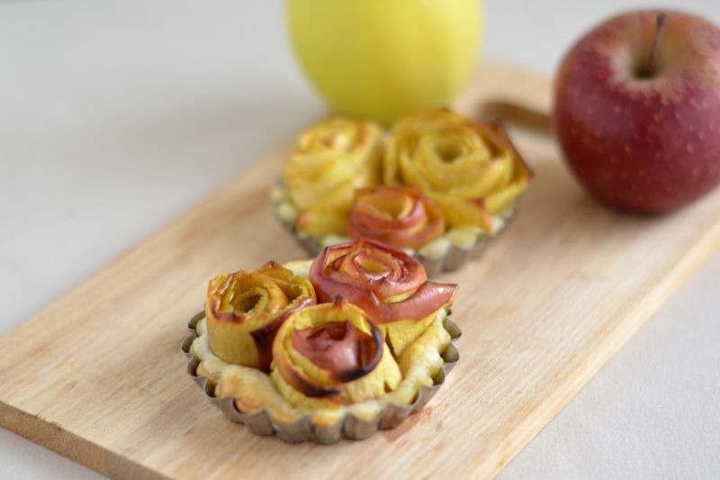 Tartelettes aux pommes "Bouquet de Roses" selon Alain Passard